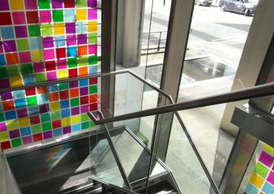 Photo: coloured glass window
